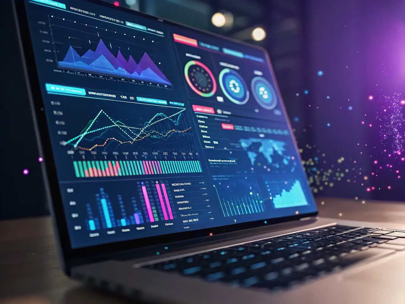 A customizable dashboard interface displaying real-time card program metrics and management tools, illustrating Enfuce's platform's flexibility and control.
