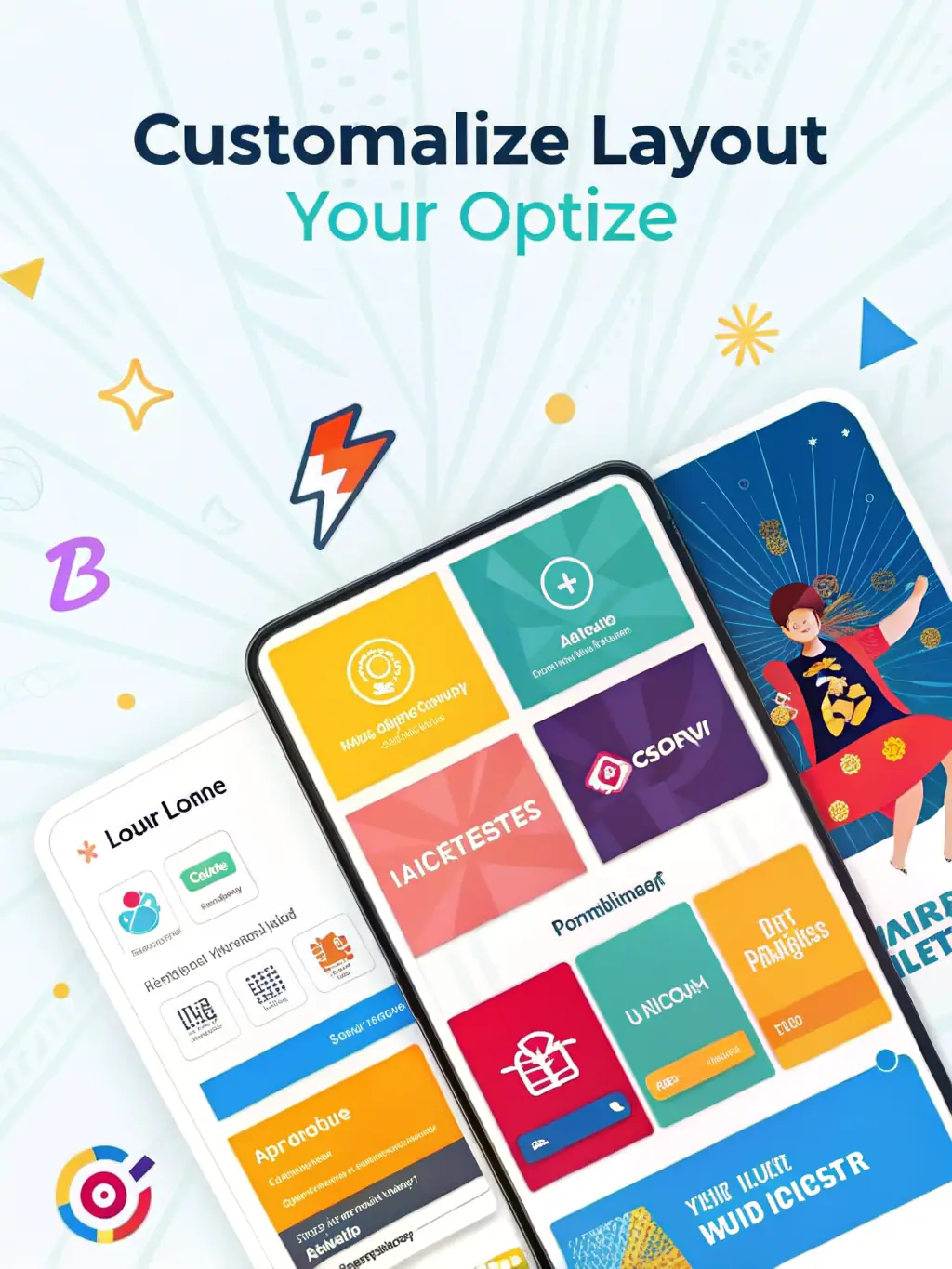 A customizable card design interface where users can upload logos, choose colors, and adjust card layouts to match their brand identity.